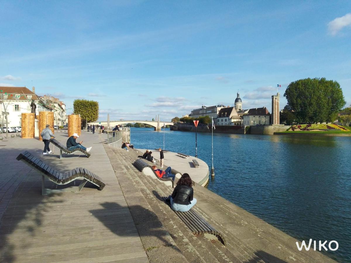 F2 30M2 - Vue Exceptionnelle Sur La Vieille Ville Chalon sur Saone Esterno foto